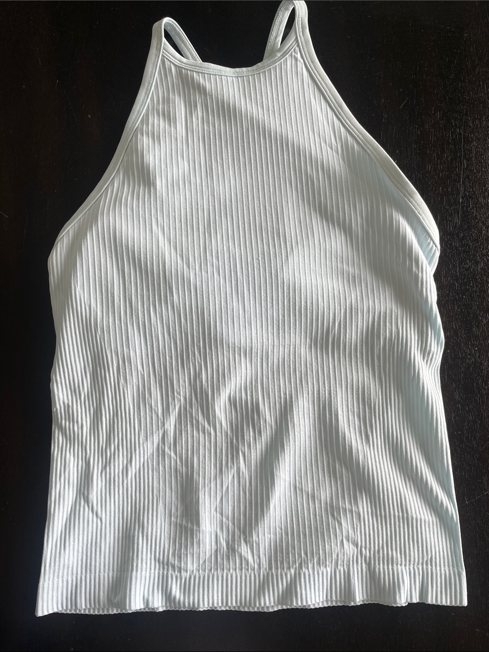 lululemon high neck ebb to street adjustable strap Tank Top - powder blue